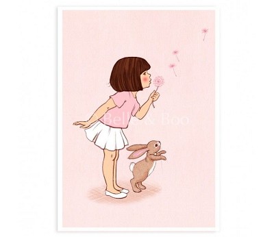 Belle & Boo postkort: Dandelion (25stk)