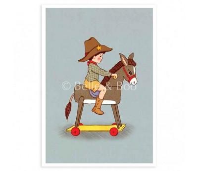 Belle & Boo postkort: Donkey (25stk)