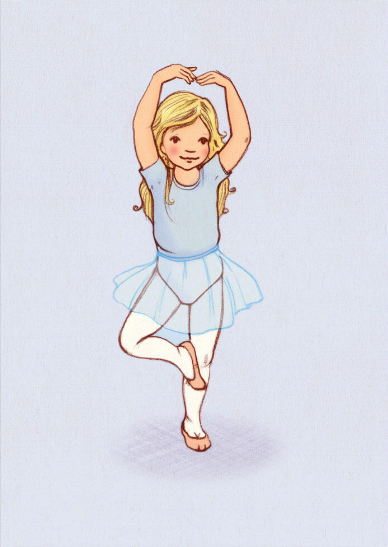 Belle & Boo postkort: Pirouette (25stk)