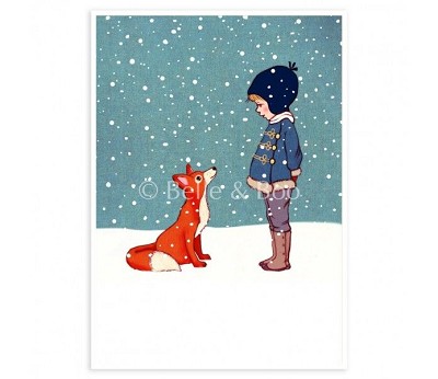 Belle & Boo postkort: Hello Mr Fox (25stk)