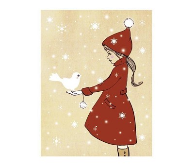 Belle & Boo - Postkort Snowdove (25stk)