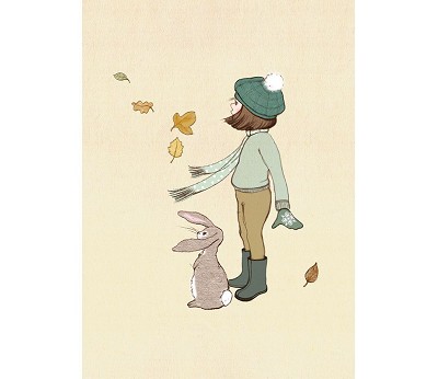 Belle & Boo - Postkort: Windy days