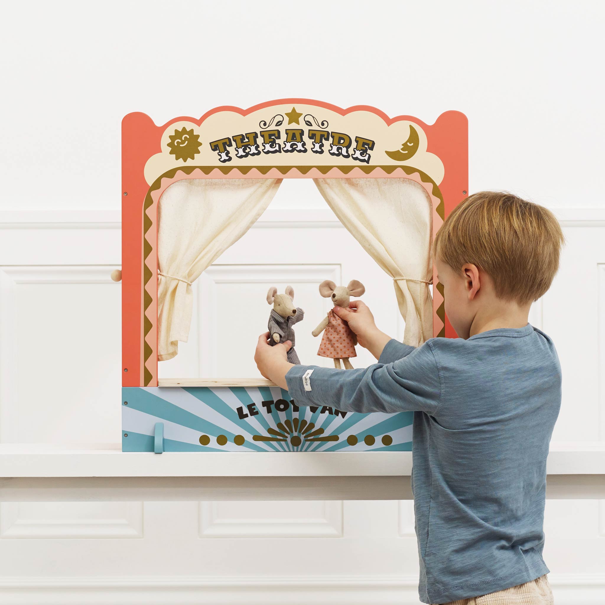 Tabletop Puppet Wooden Theatre (2) FSC 100%