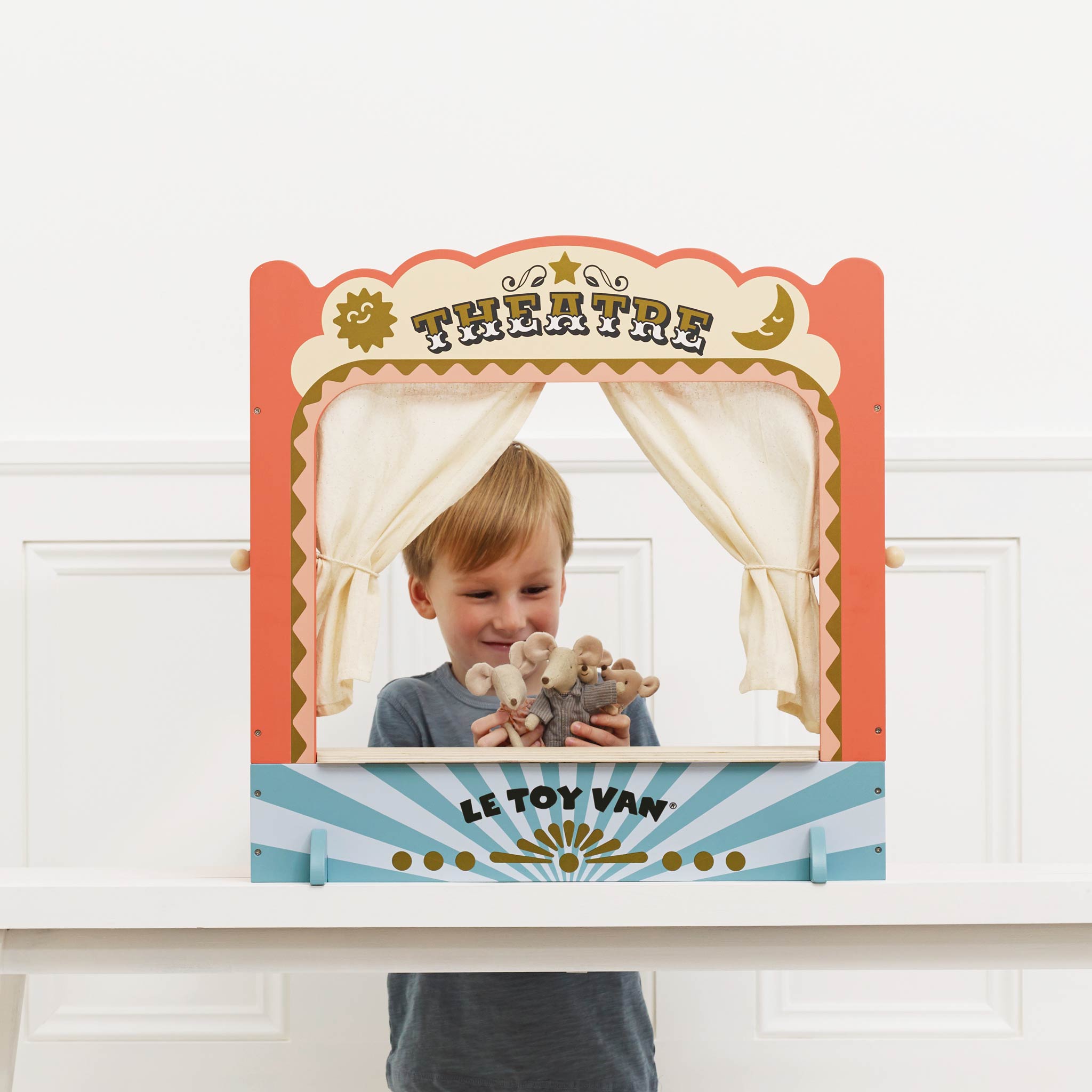 Tabletop Puppet Wooden Theatre (2) FSC 100%