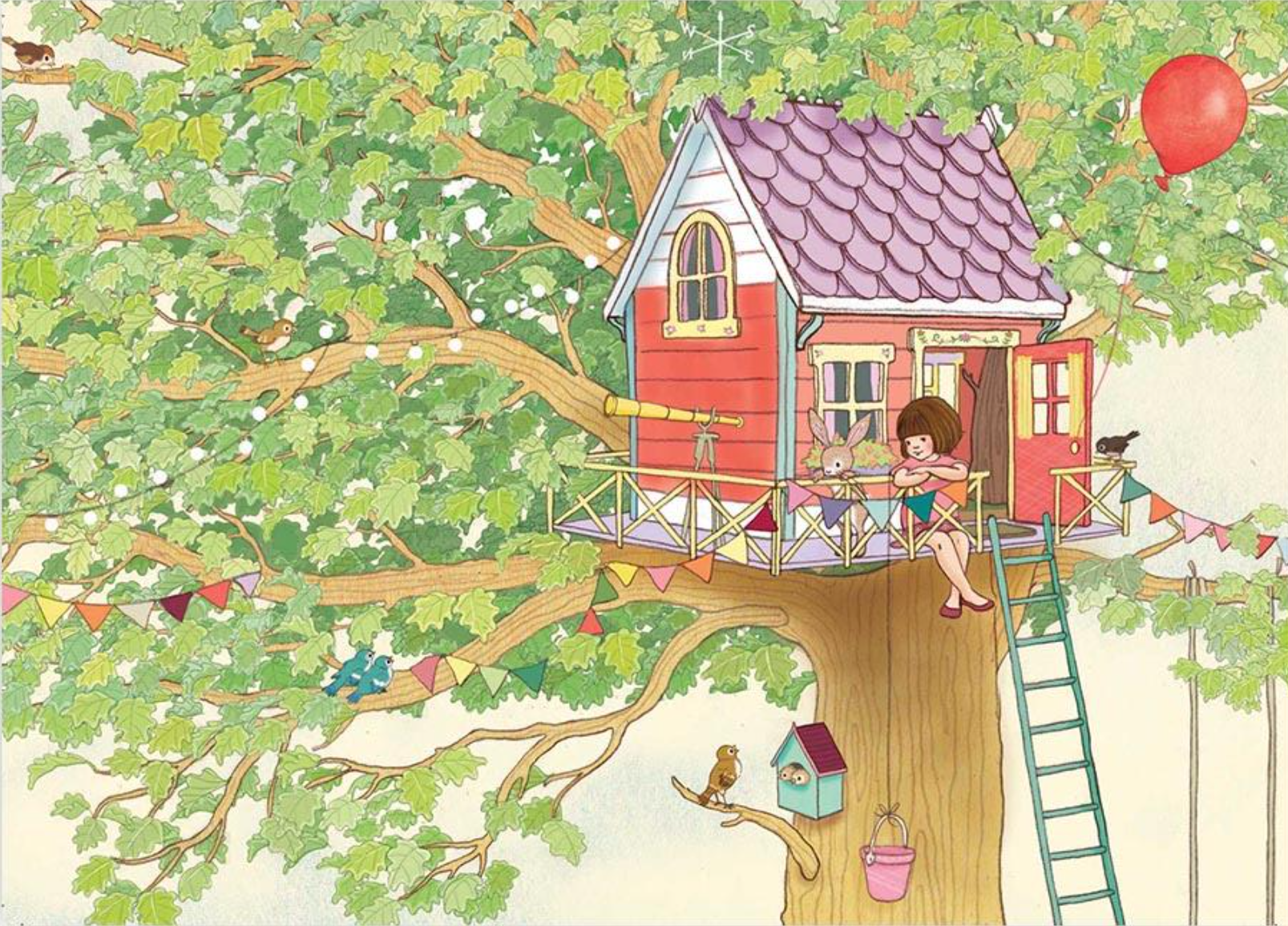 Belle & Boo postkort: Tree House (25stk)