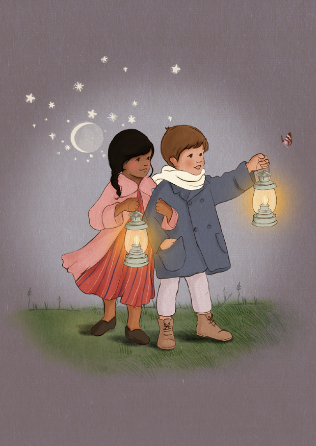 Belle & Boo - Postkort Nights adventures
