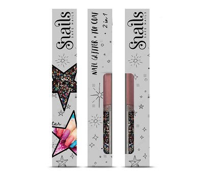 Nail glitter 2-in-1 Magic Dust Multi colour  (pack of 10)