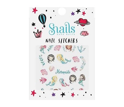Snails Mermaids Nail Stickers