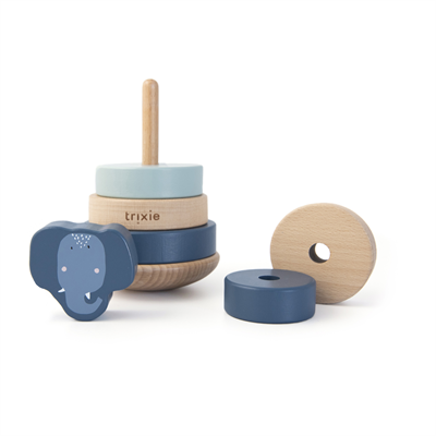 Wooden stacking toy - Mrs. Elephant