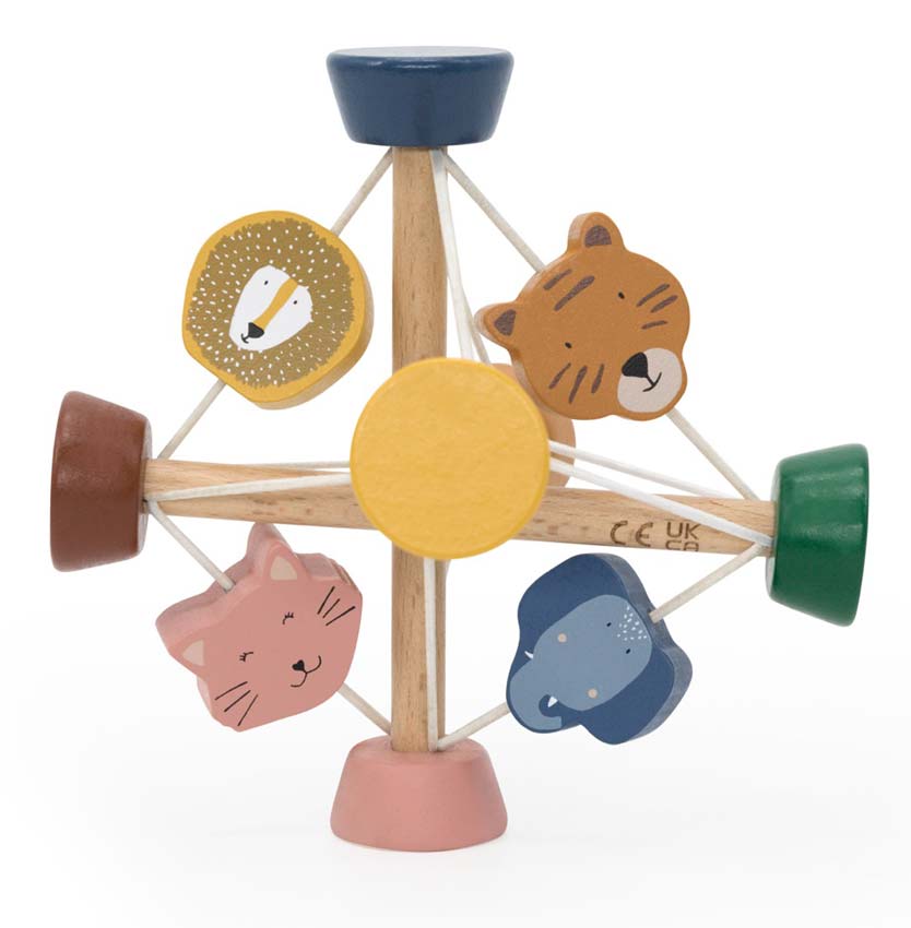Wooden activity ball