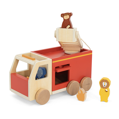 Wooden fire truck