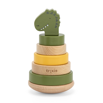 Wooden stacking toy - Mr. Dino
