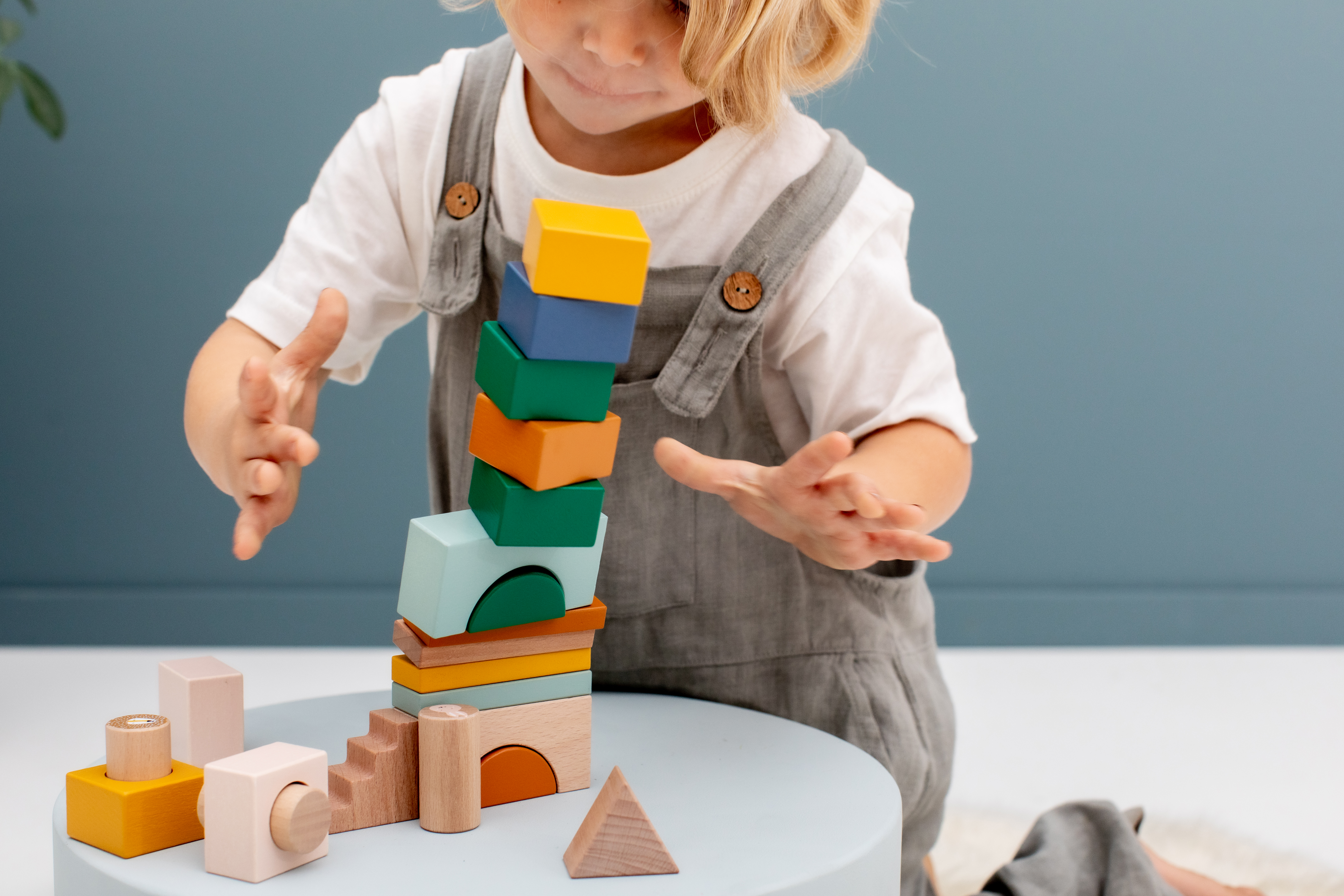 Wooden block city - 31pcs