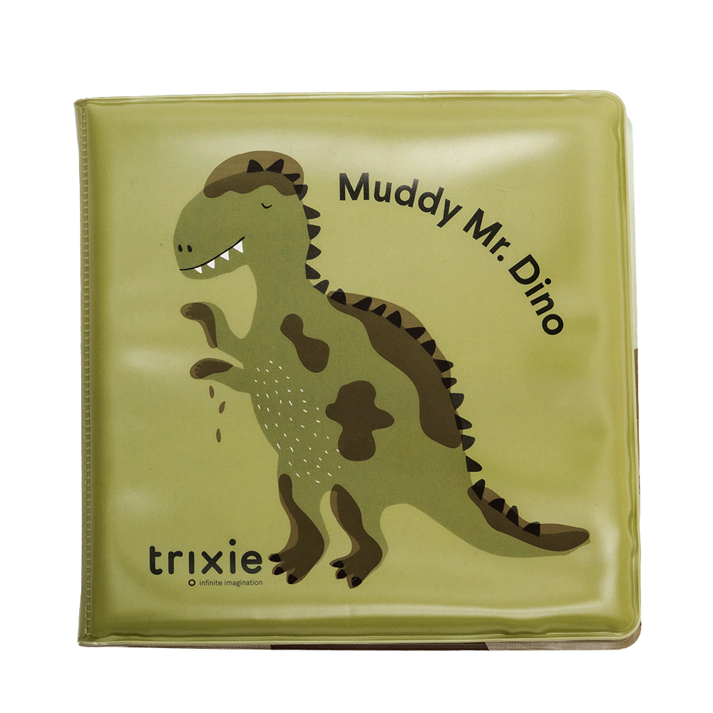 Colour changing bath book - Muddy Mr. Dino