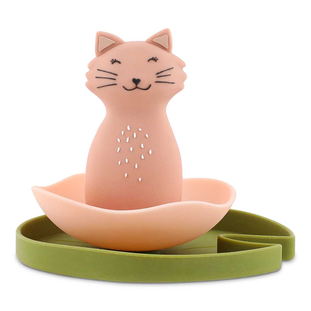Bath toy floating flower - Mrs. Cat