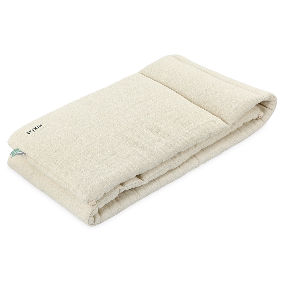 Cot and playpen bumper - Bliss Beige