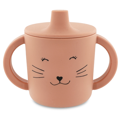 Trixie Tutekopp i silikon Mrs. Cat, Rosa, 1 stk.