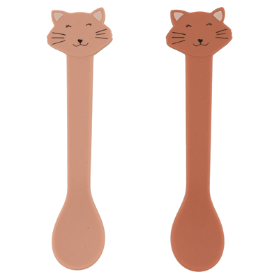 Trixie Skjeer i silikon Mrs. Cat, Rosa, 2 stk.