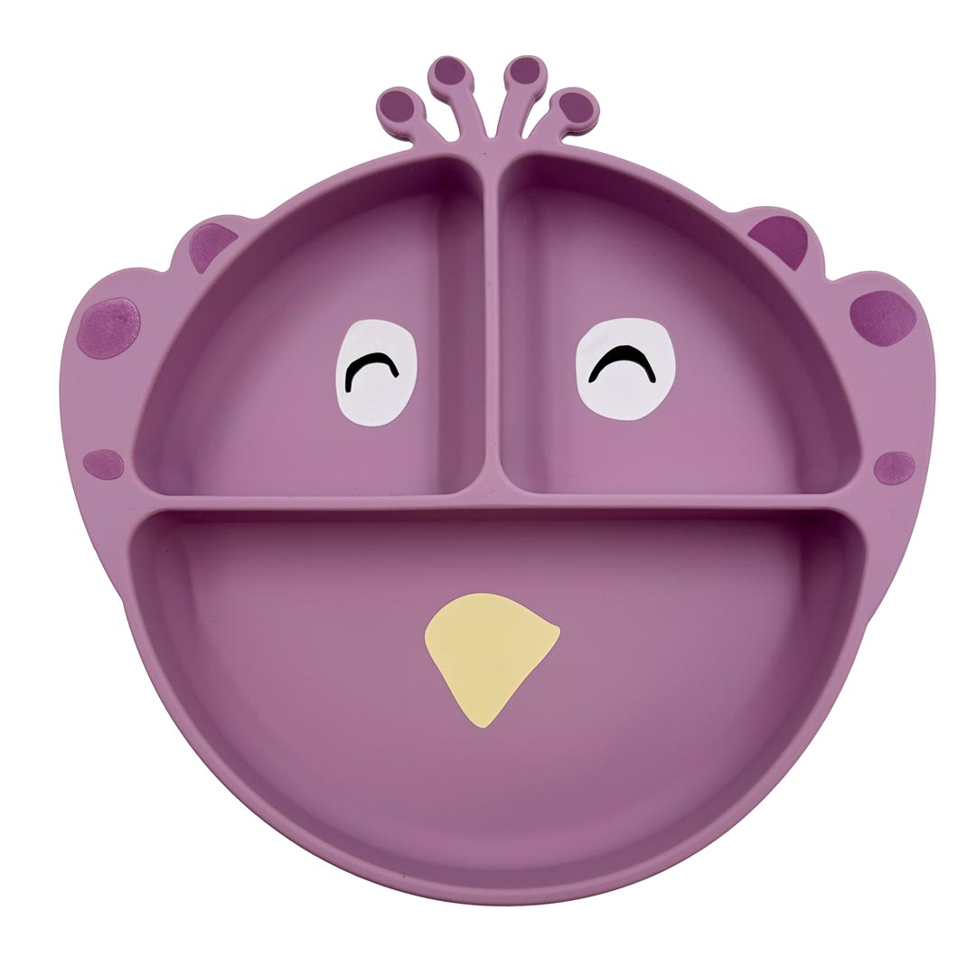 Silicone divided suction plate - Mrs. Peacock