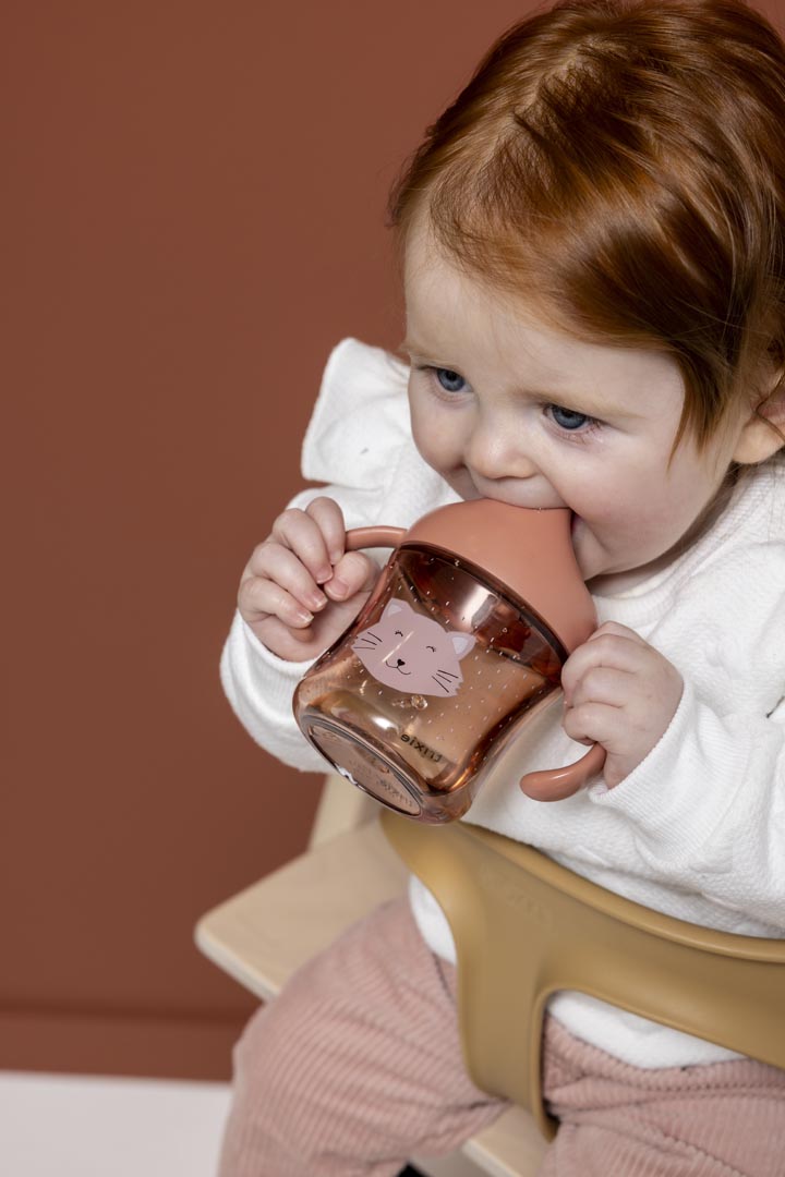 Sippy cup with handles - Mrs. Cat