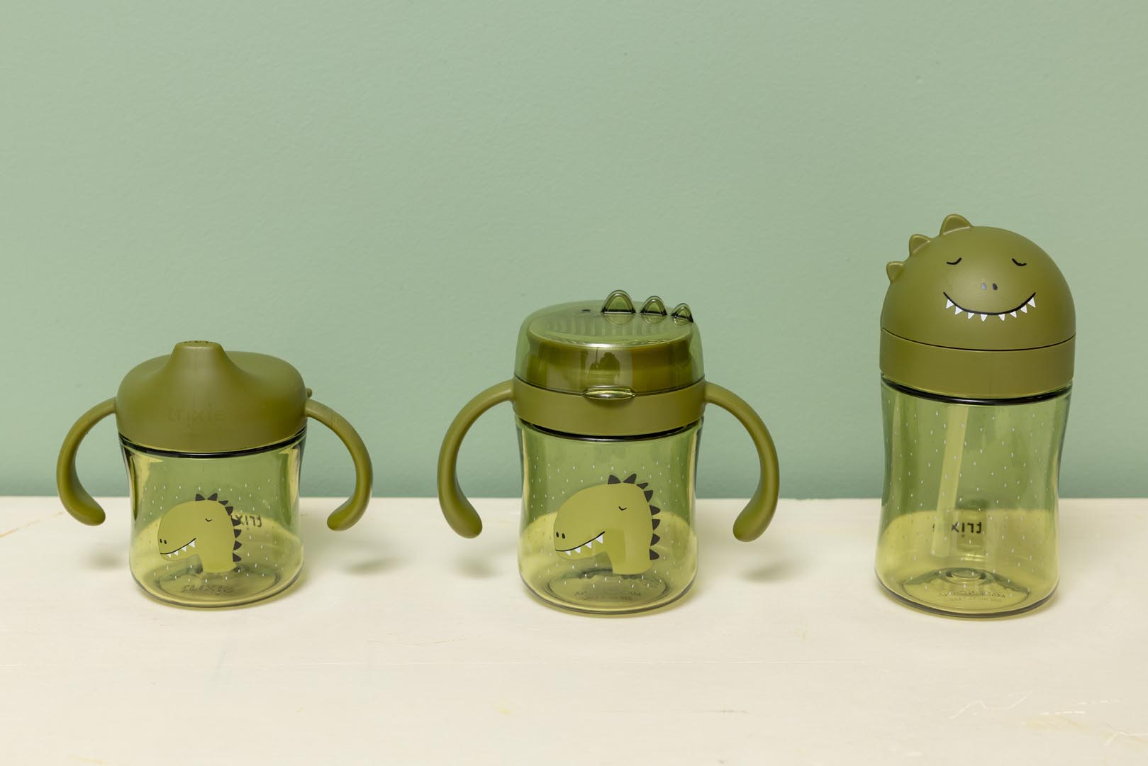 Sippy cup with handles - Mr. Dino