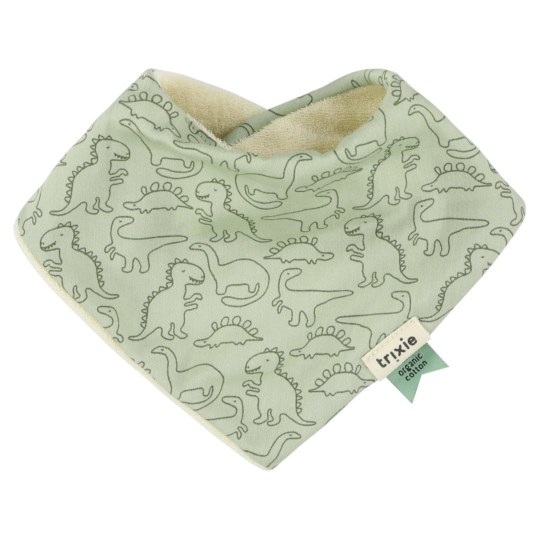 Bandana bib 3-pack mix - Daring Dino