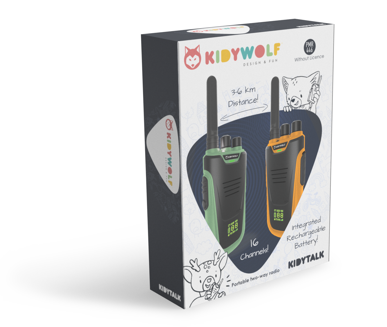 Kidytalk Green/orange