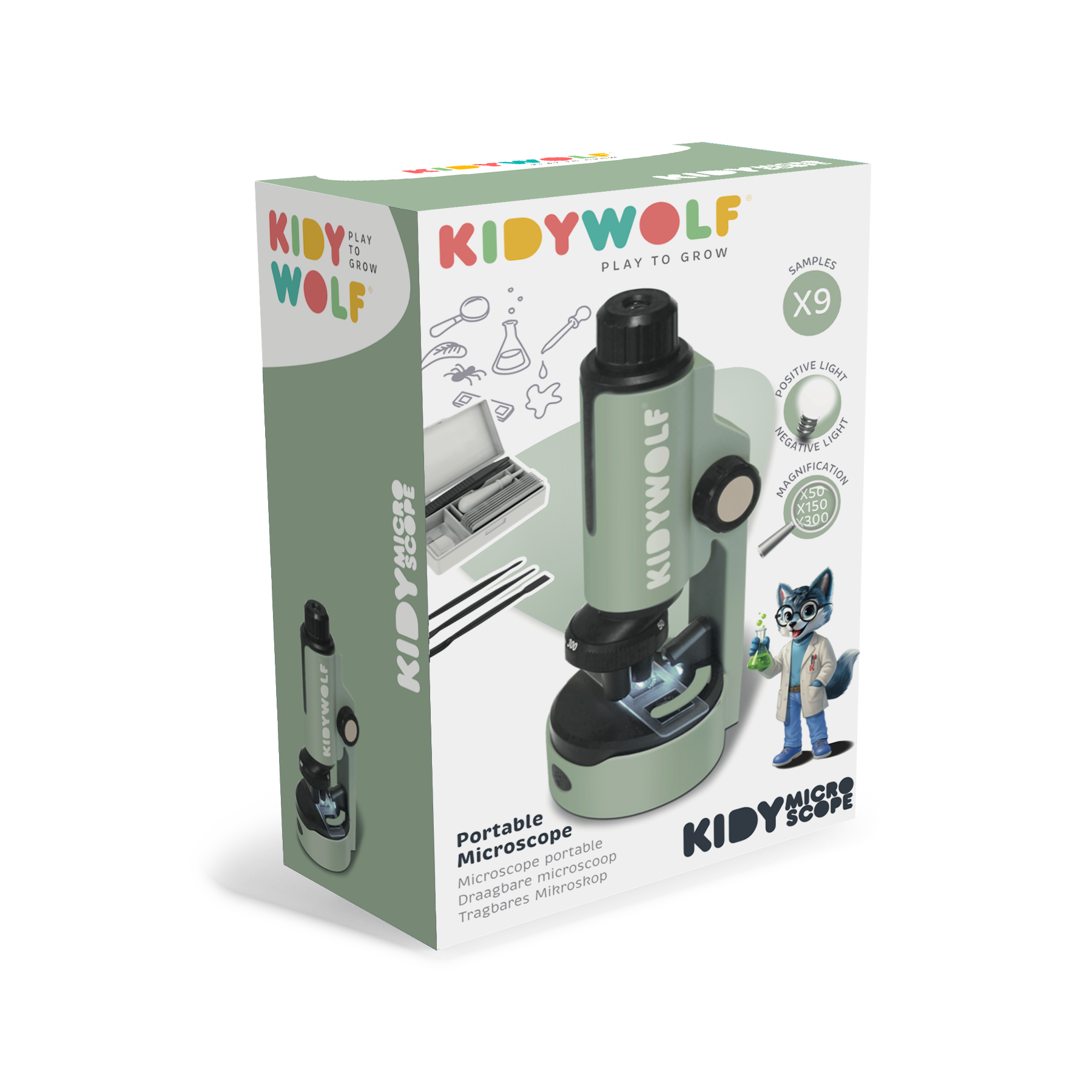 Kidymicroscope green
