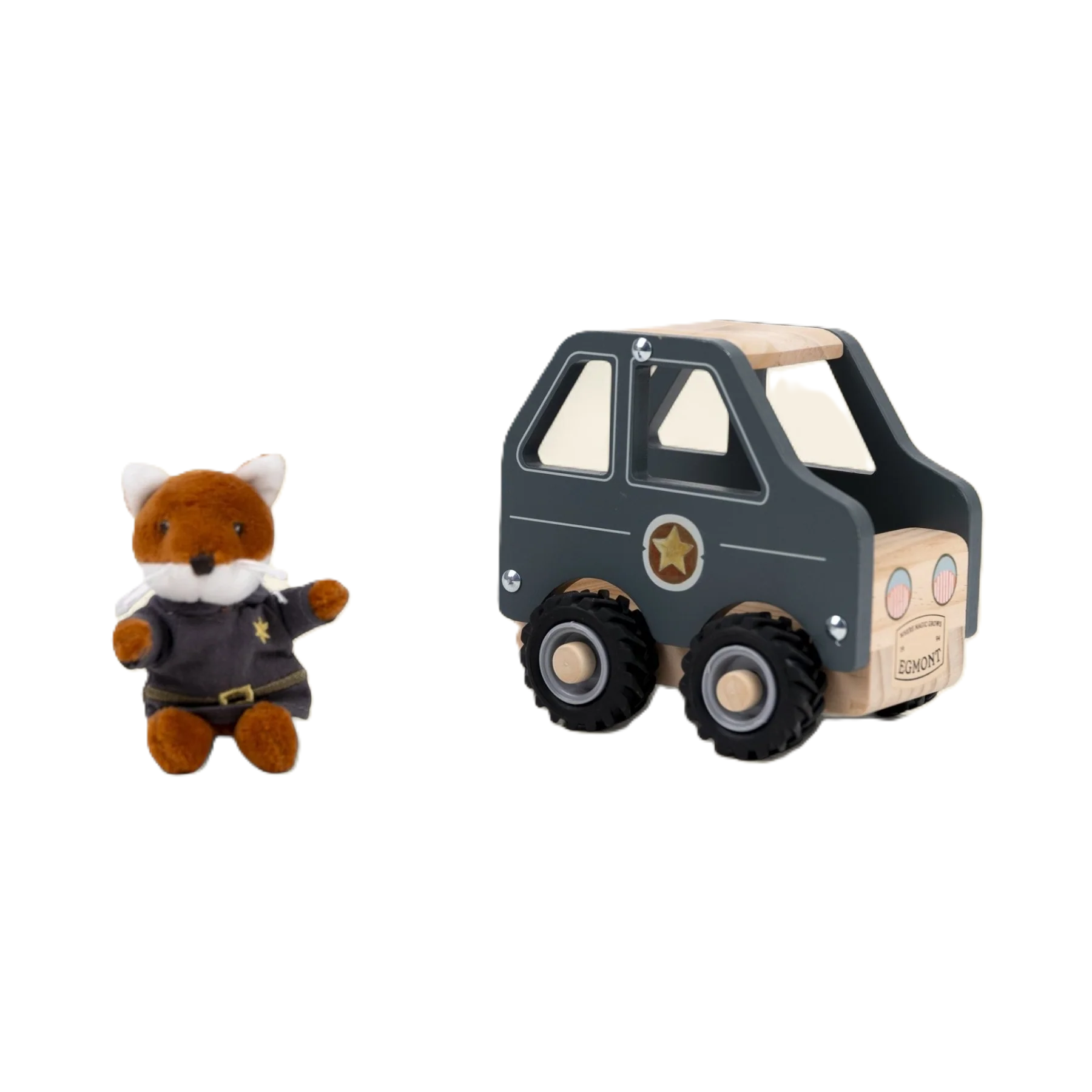 POLICECAR with miniature friend