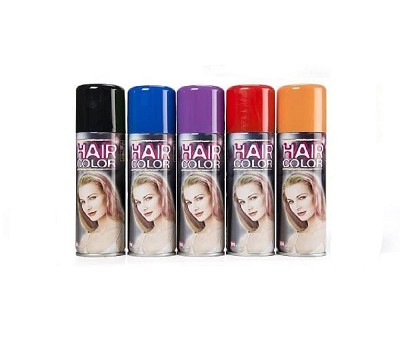 HÅRSPRAY 125ml ass FARVER