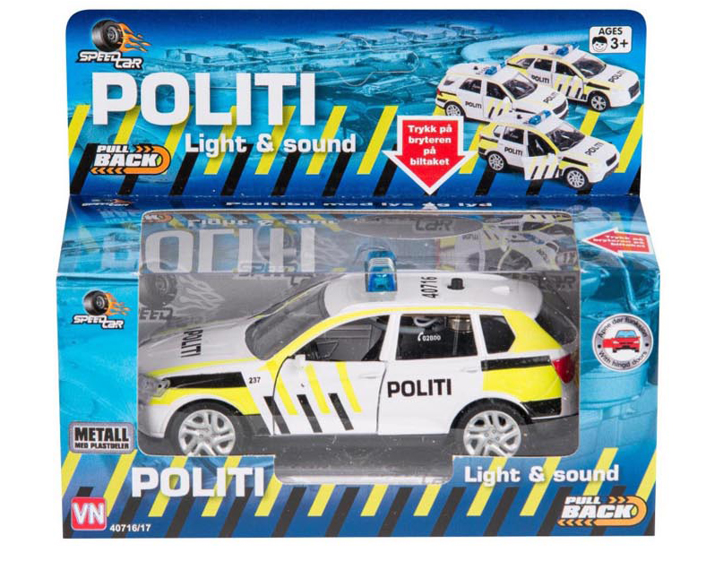 NORSK POLITIBIL LYS&LYD