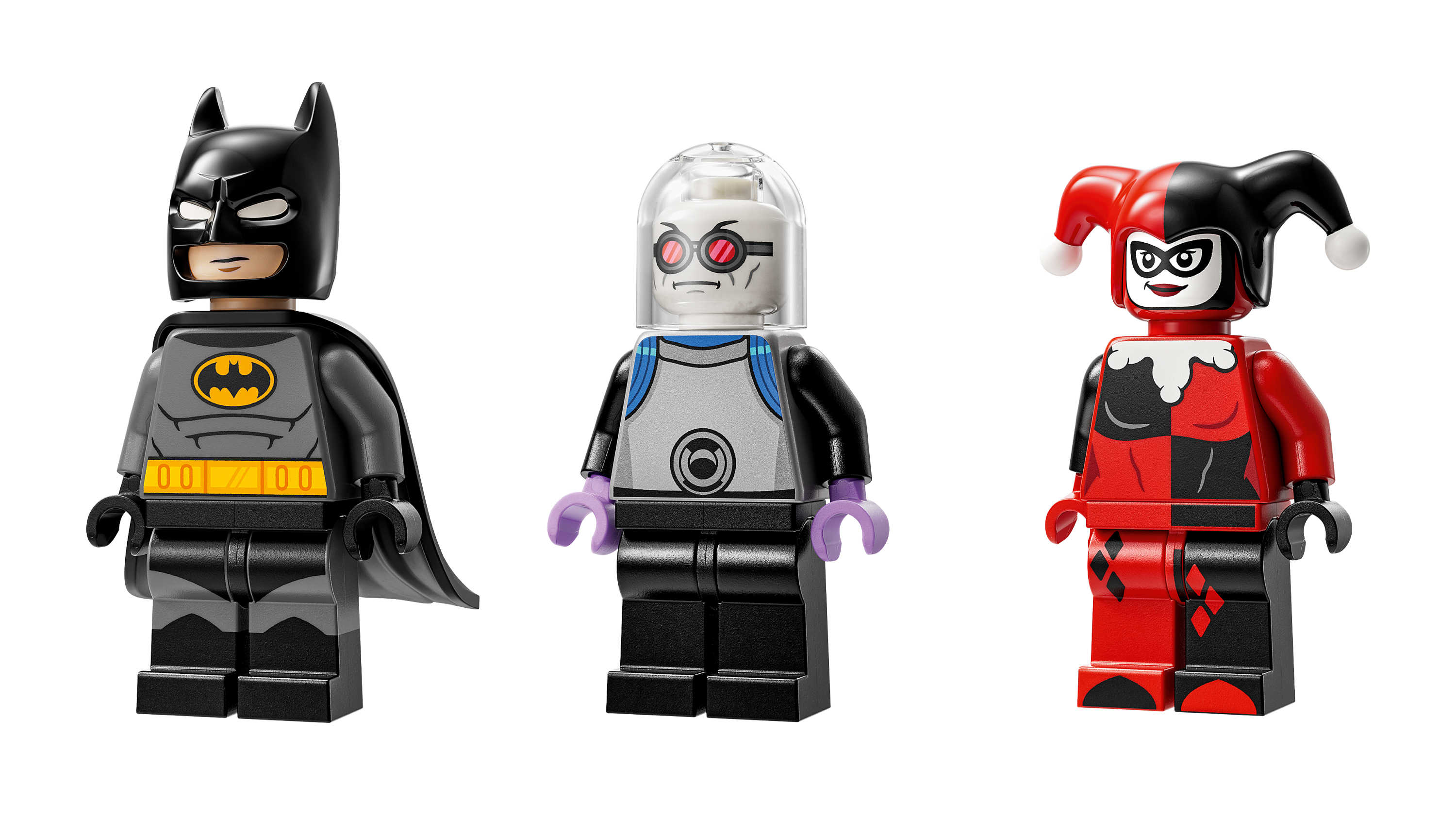 6471498 - Batman™ med Batmobile™ mot Harley Quinn™ og Mr. Freeze™