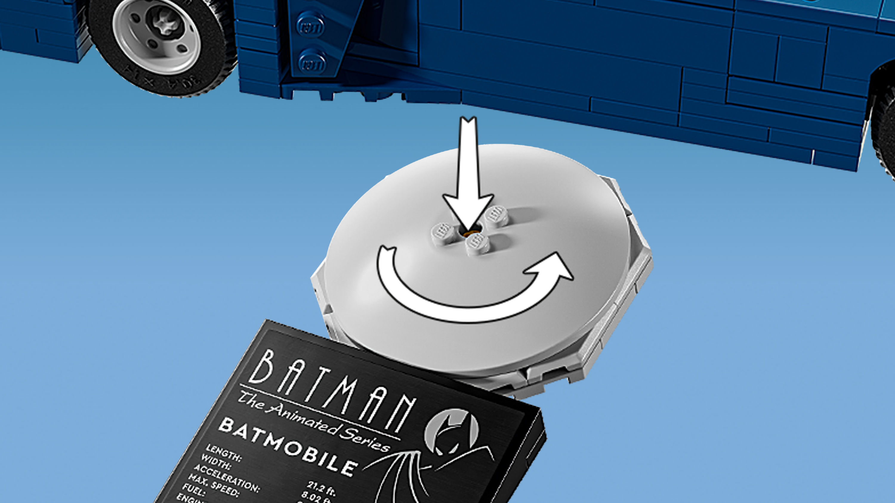 6471498 - Batman™ med Batmobile™ mot Harley Quinn™ og Mr. Freeze™