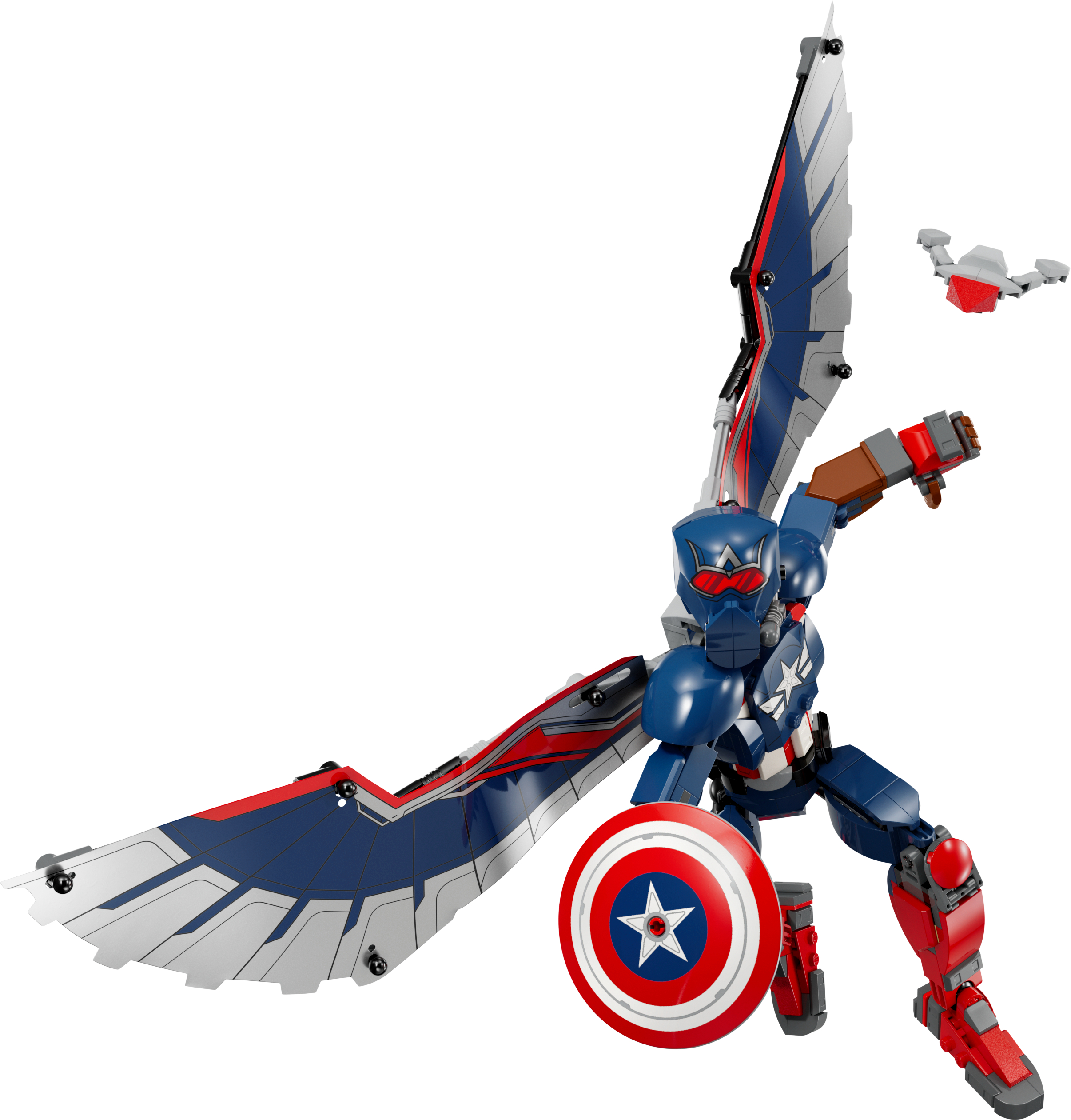 6474671 - Byggbar figur av nye Captain America