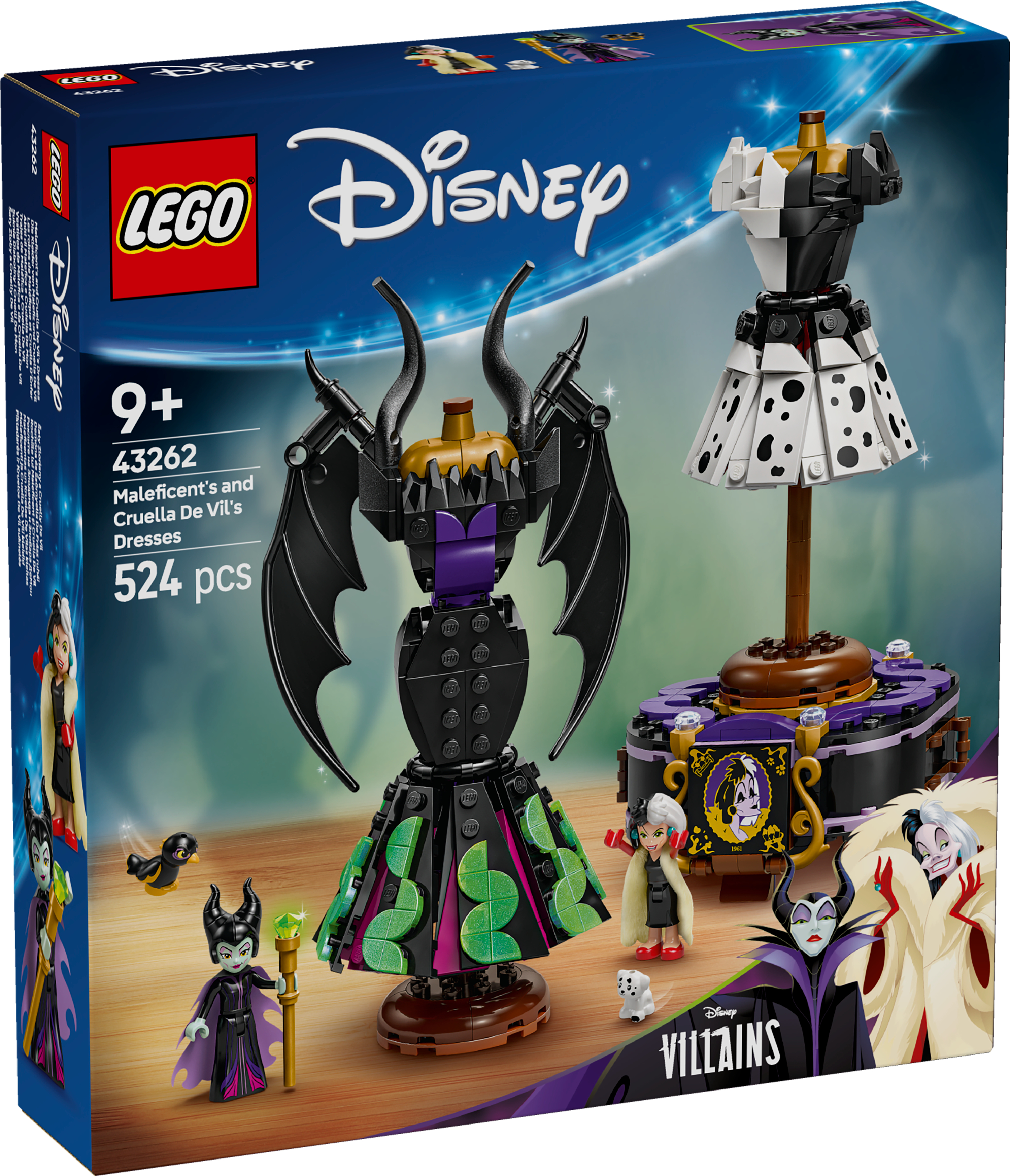 6526240 - Maleficents og Cruella De Vils kjoler