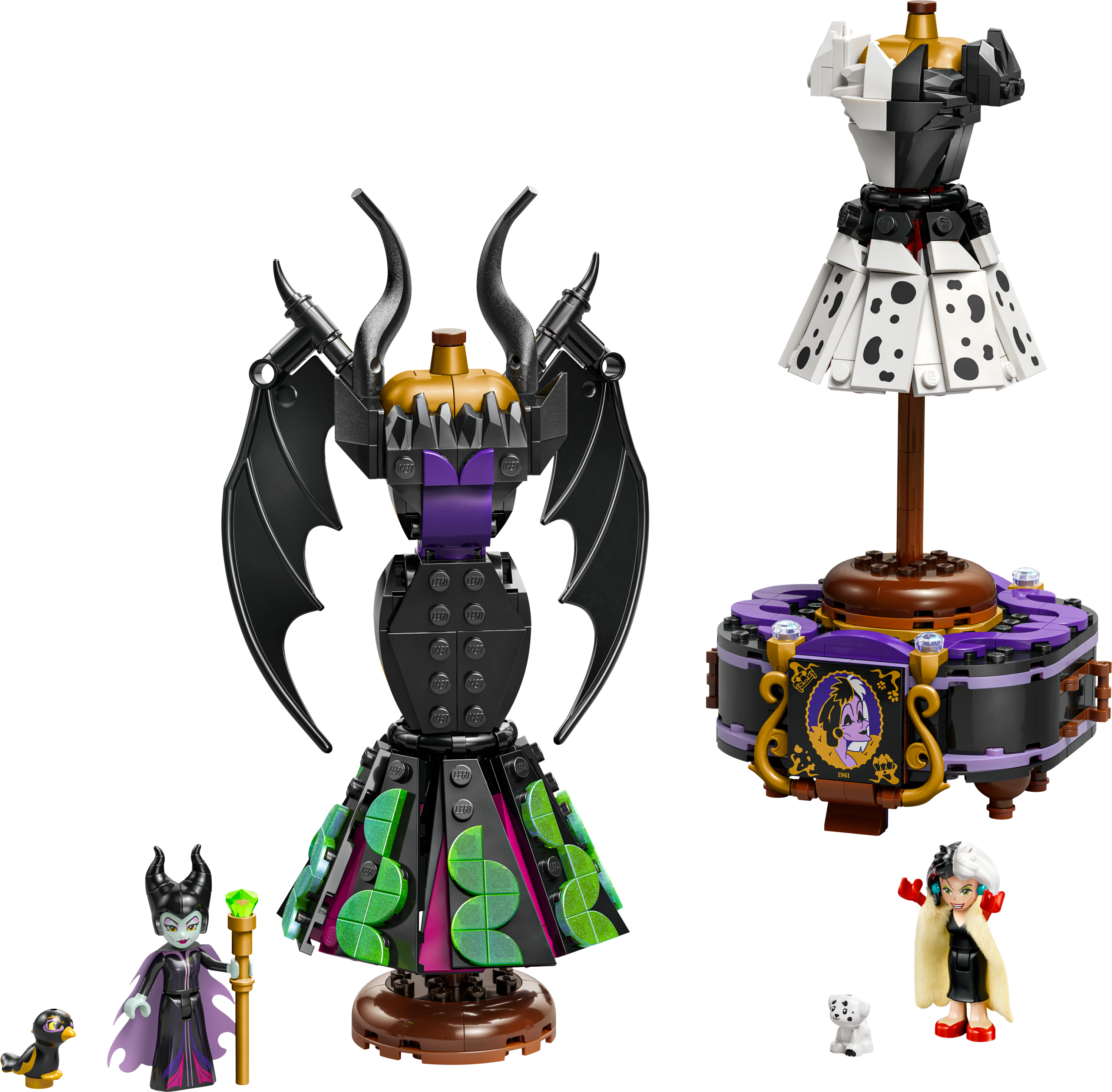 6526240 - Maleficents og Cruella De Vils kjoler