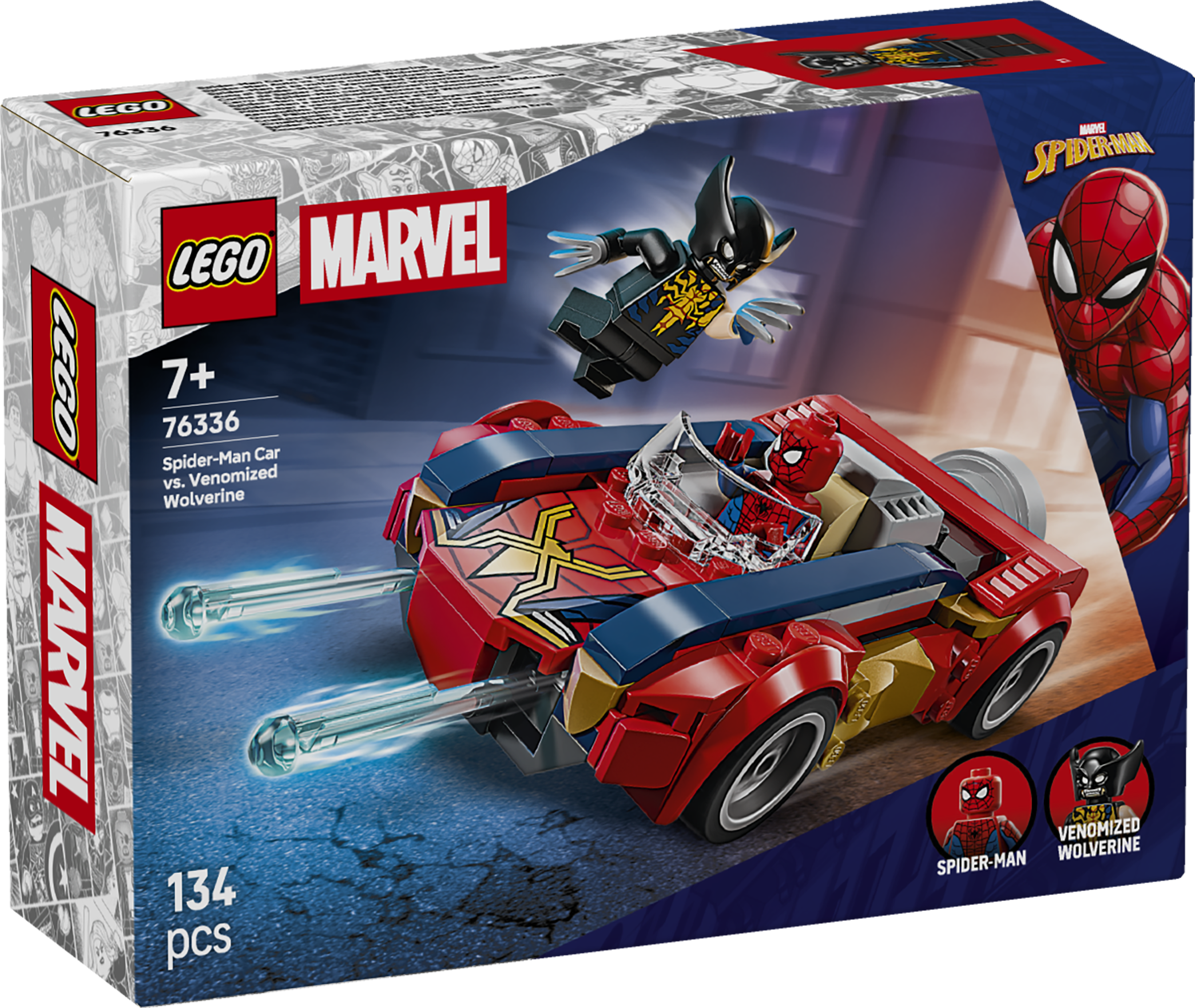 6588661 - Spider-Man i bil mot venomifisert Wolverine