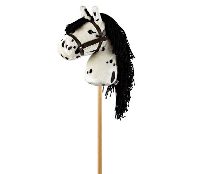Hobby Horse. White Spotted