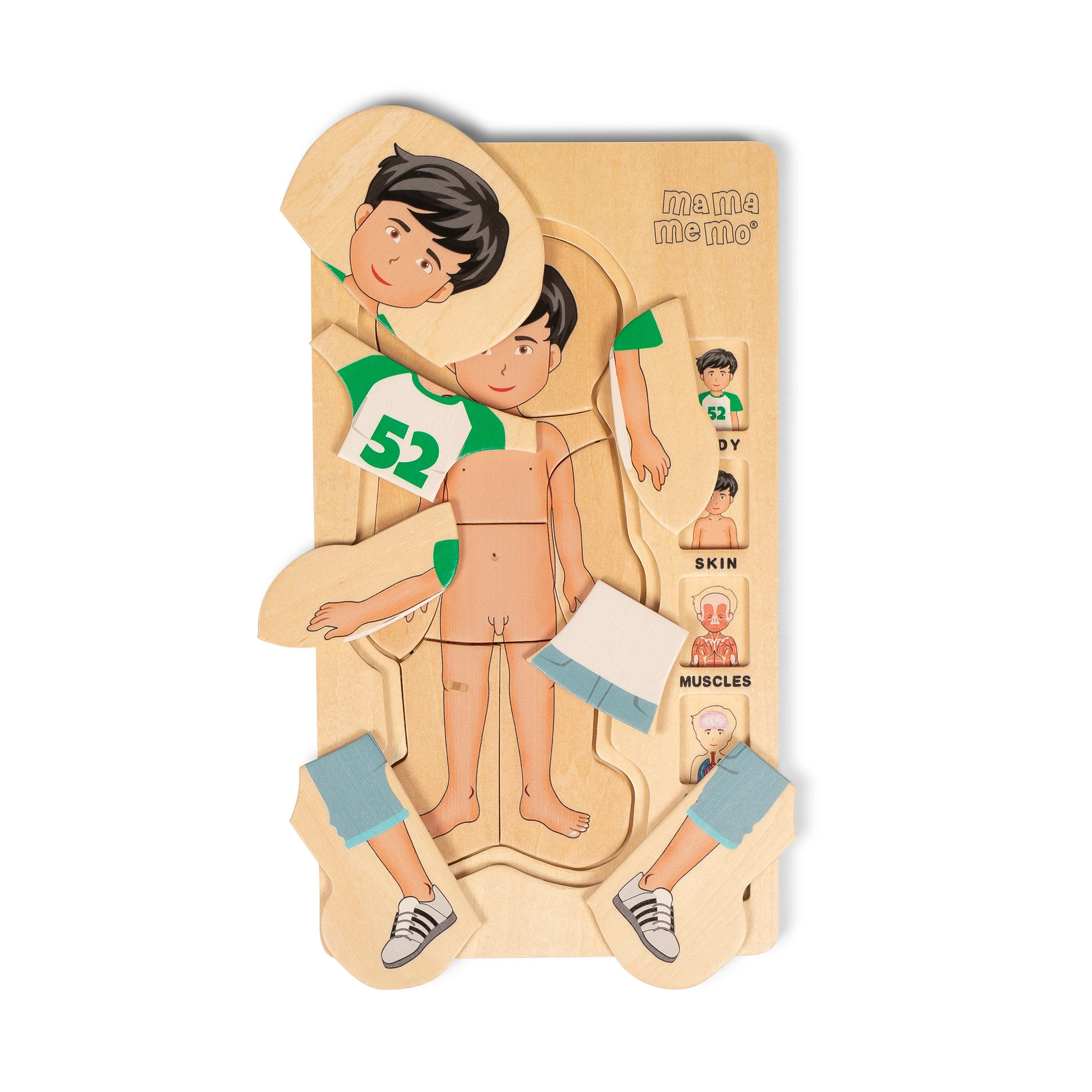 My Body. Puzzle. Boy