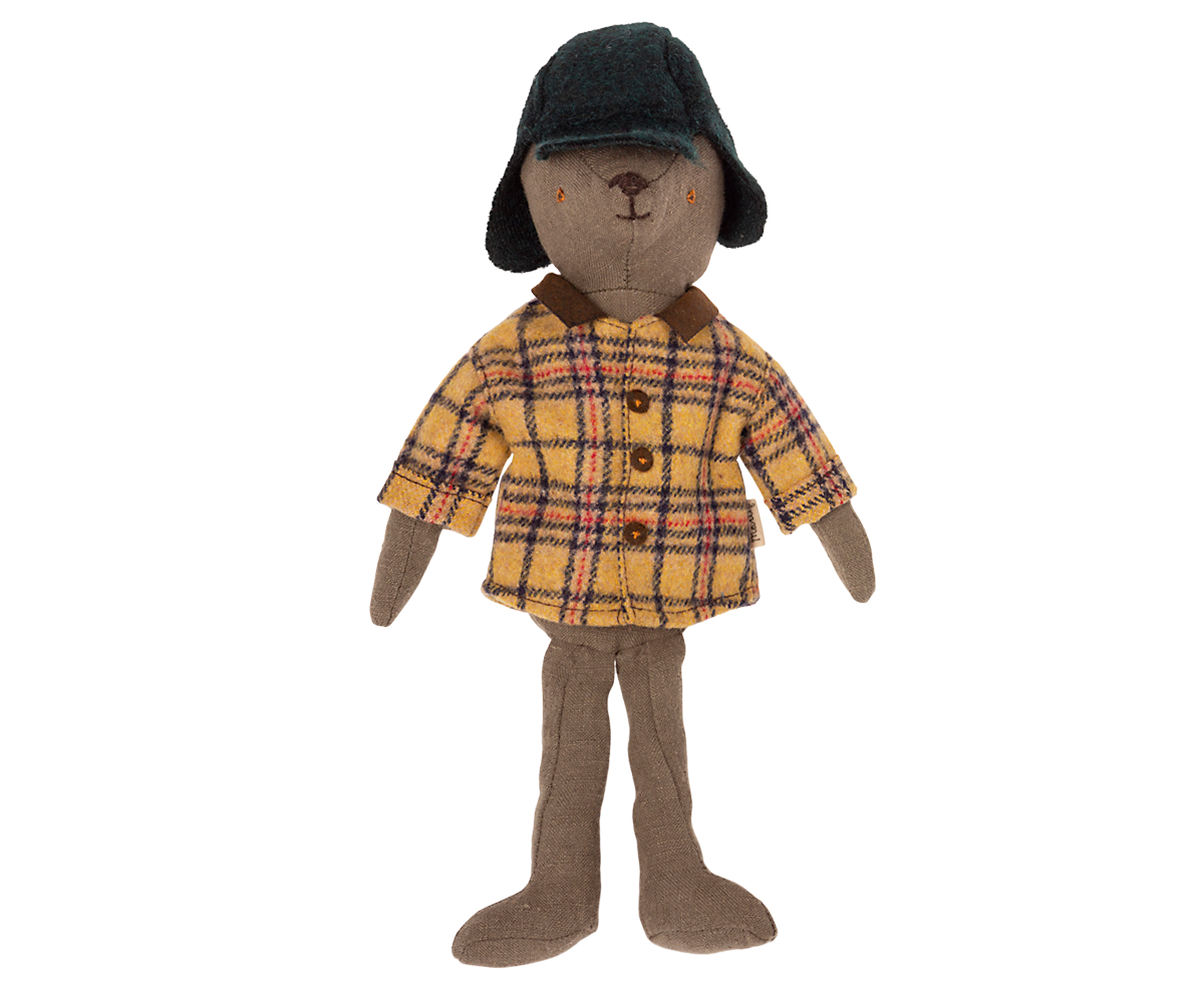 Woodsman jacket and hat for Teddy dad