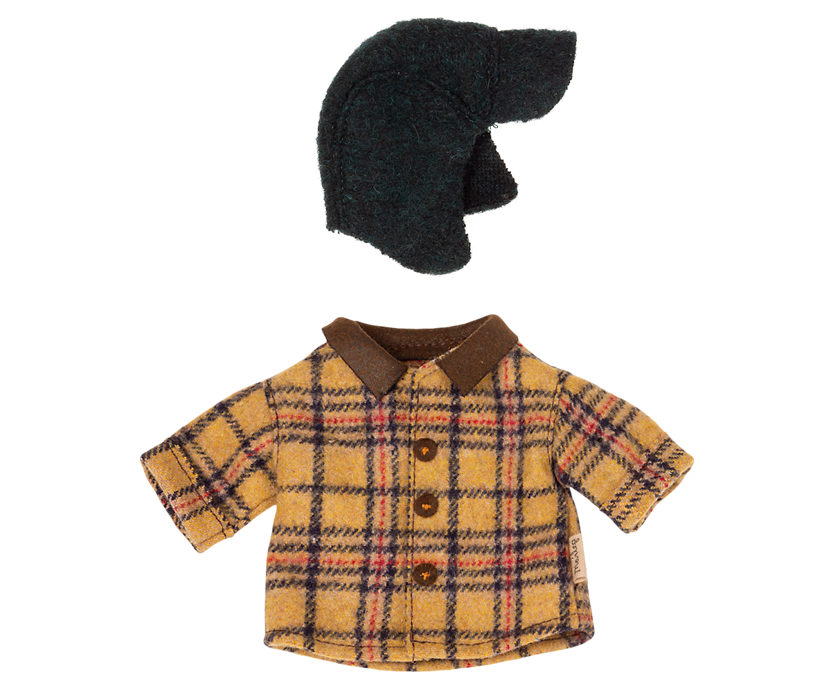 Woodsman jacket and hat for Teddy dad