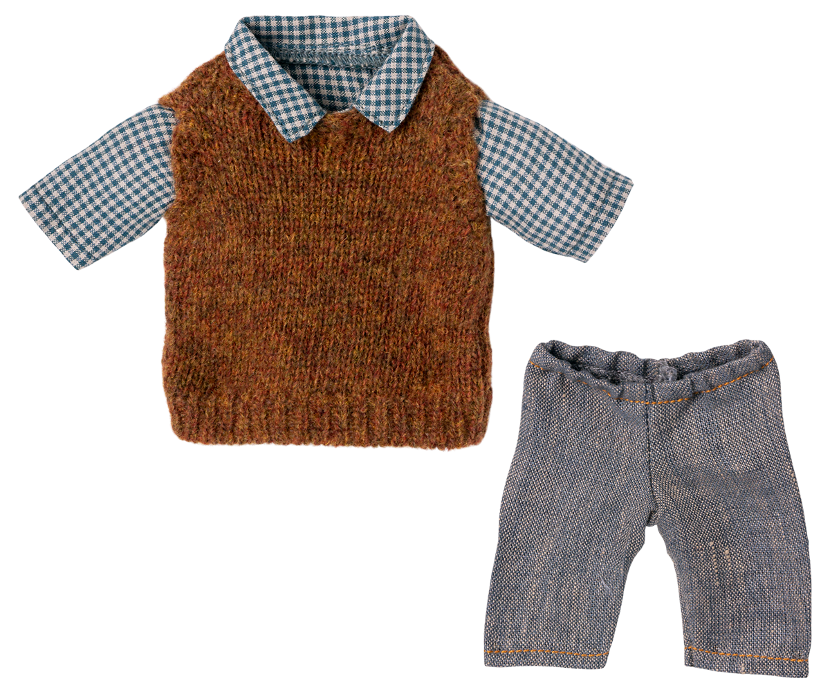 Shirt. slipover and pants for Teddy dad