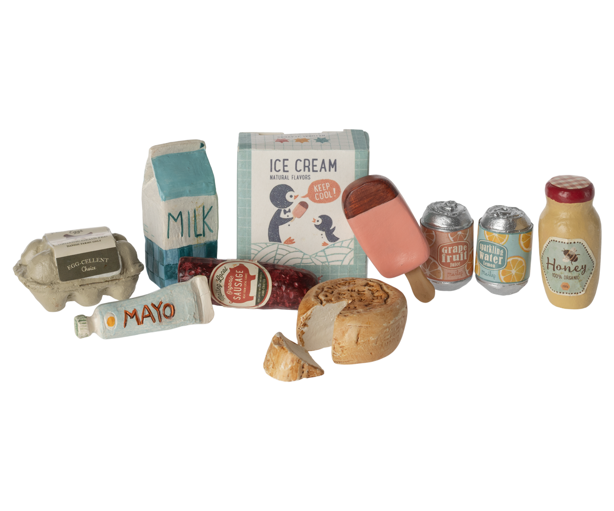 Miniature grocery box