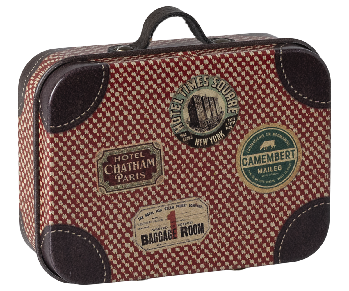 Suitcase, Micro - Red