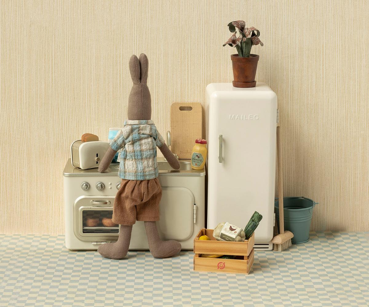 Rabbit, Size 2 - Brown - Shirt and shorts