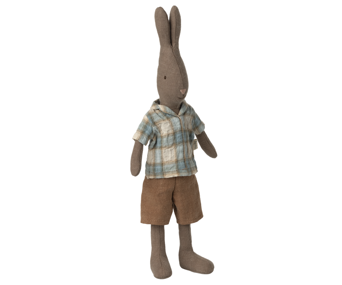 Rabbit, Size 2 - Brown - Shirt and shorts
