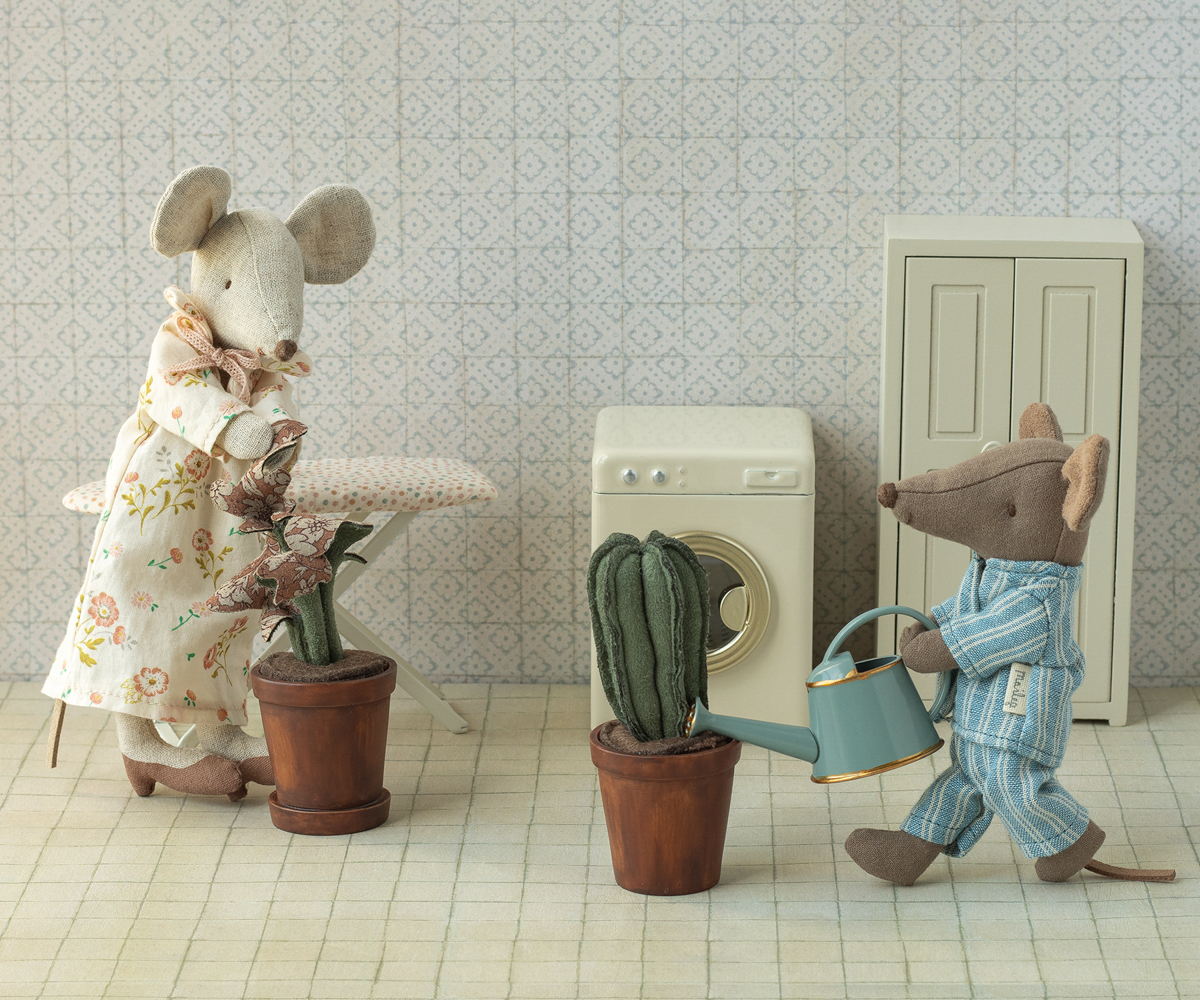 Watering can, Mouse - light blue