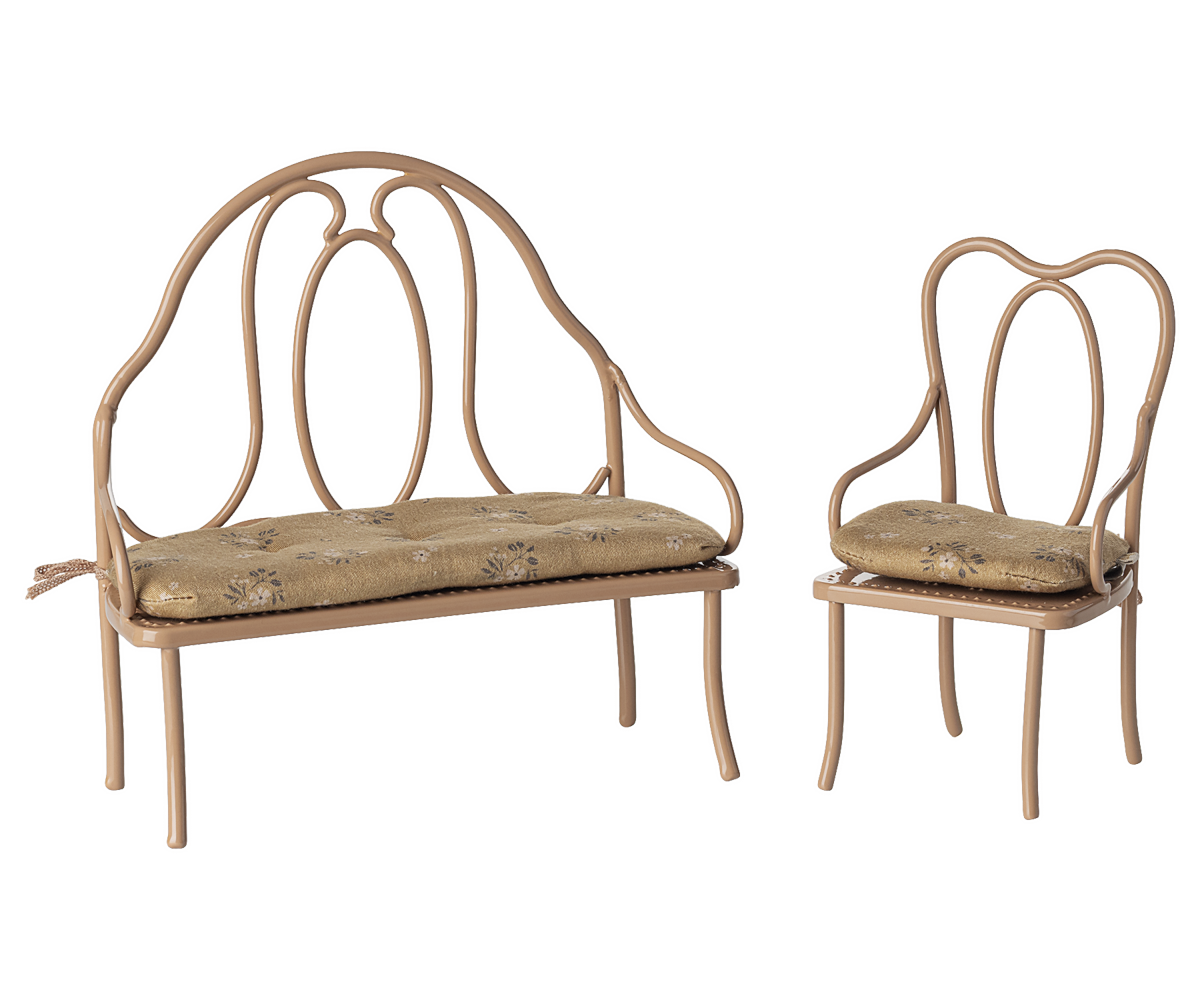 Vintage chair, Mini - Dark powder