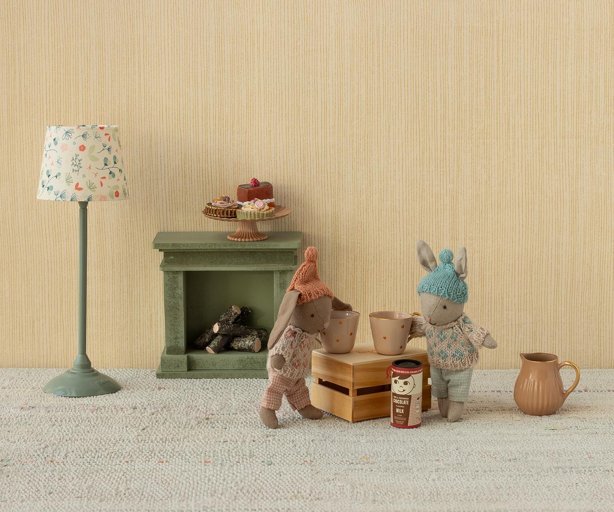 Maileg Vinter Hare, Micro - Sand - Mint