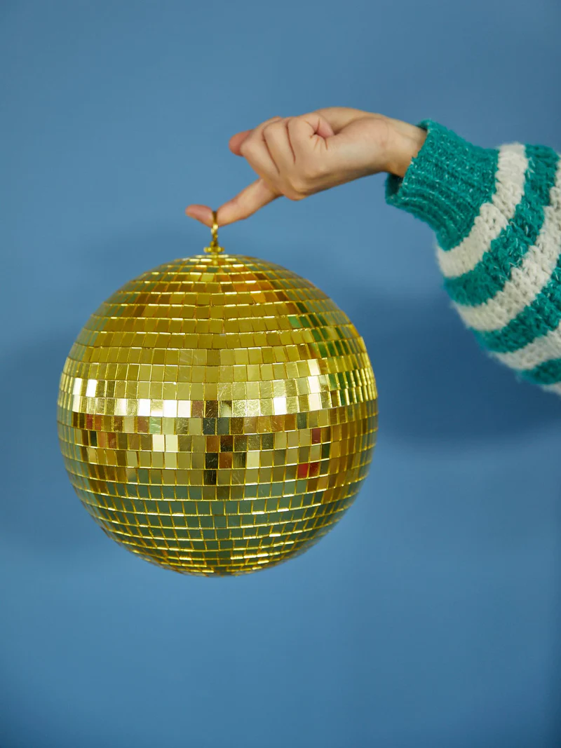 Disco Ball in Gold - Large